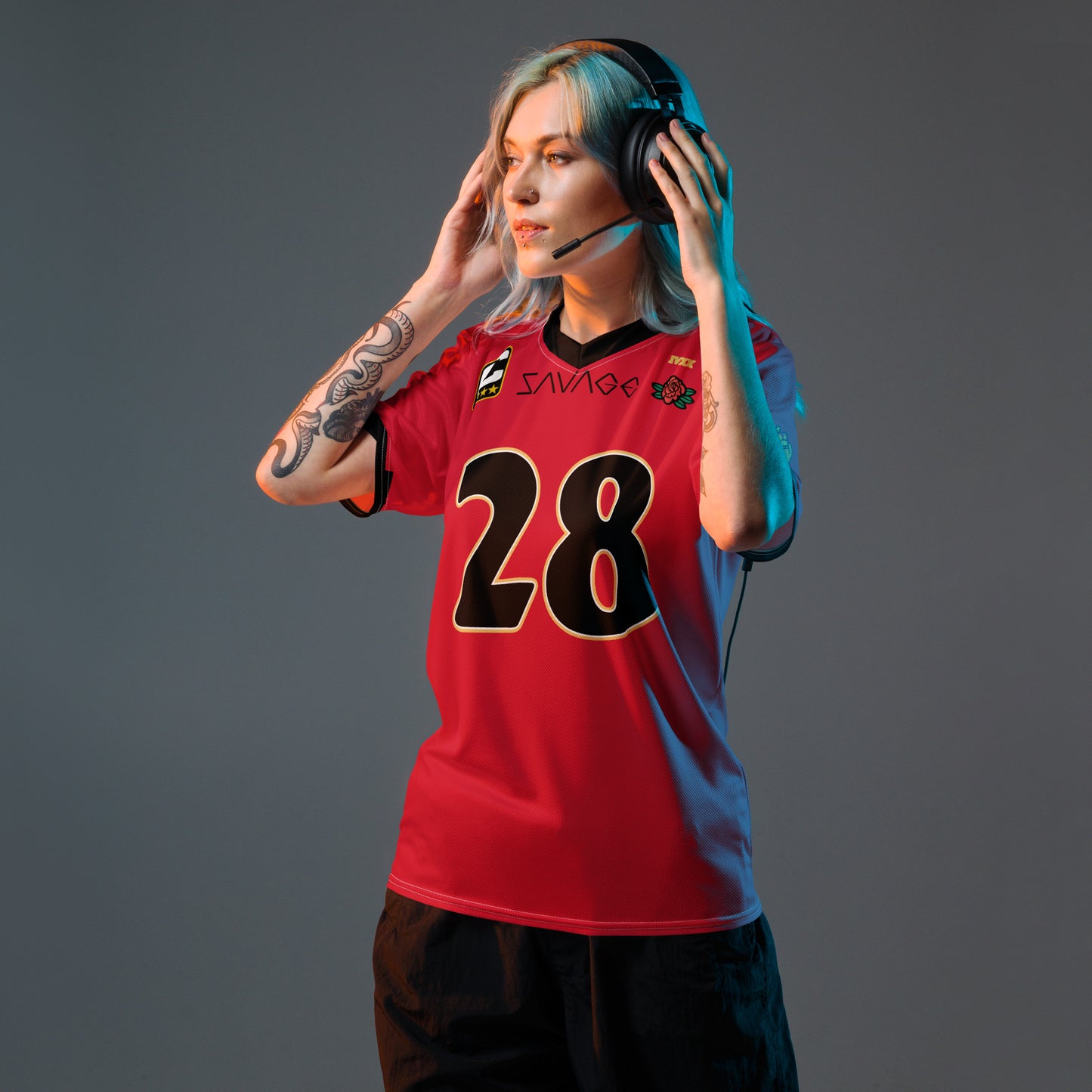 Recycled unisex sports jersey