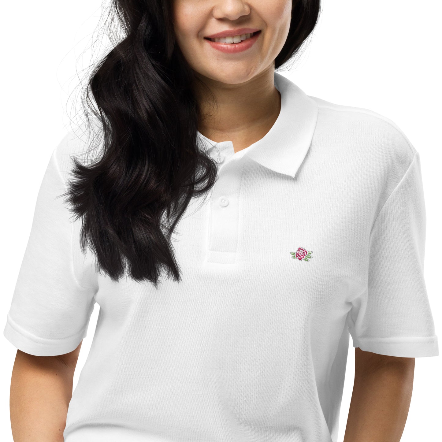 Women's pique polo shirt